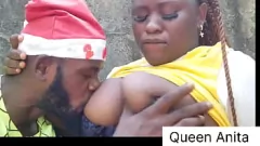 تشغيل هدية عيد الميلاد الغريبة من BBW Queen Anita: Hardcore Outdoor Fuck & Creampie